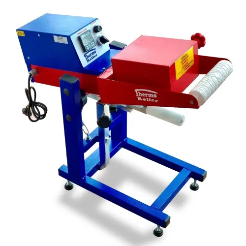 Thermo roller prensa térmica de giro para transfer laser