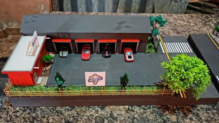 Diorama escala 1/64 . 1/43 
