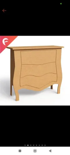 Cômoda fake decoração