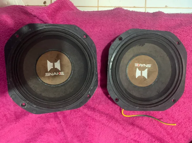 Alto-falante Médio-Grave Snake ESX 608 8" 300W RMS 8 Ohms