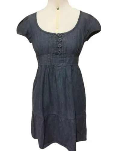 Vestidos 2 Unidades Jinglers Jeans Algodão Macio 36/Tomara Que Caia Clock House C&A PP/36