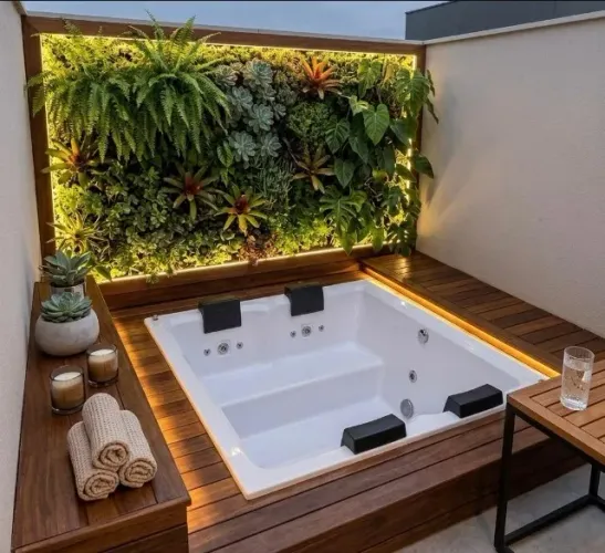 Banheira de hidromassagem completa e com instalação (ofurô, spa e jacuzzi)