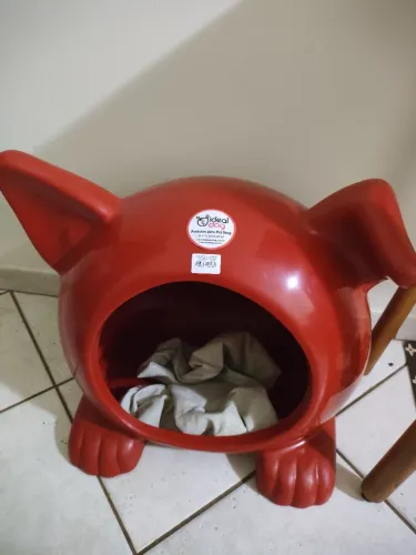 Toca Ideal Dog Vermelha para cães e gatos