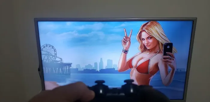 Playstation 4 Slim, Jogos no HD, Controle, Troco / Troca