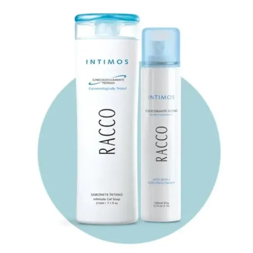 Kit Higiene Íntima Racco Feminino 2un Sabonete+Spray Frete Grátis