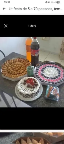 Kit festa de 5 a 70 pessoas apartir de 99 reais 