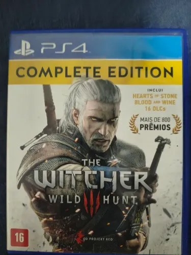 Jogo The Witcher 3 (PS4) Mídia Física
