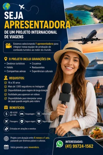 Seja apresentadora