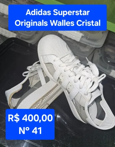 Tênis Adidas Superstar Originals Walles Cristal