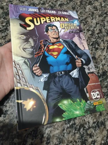 Superman origem secreta DC Deluxe