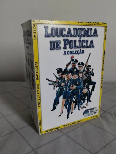Dvd box loucademia de polícia - a coleção