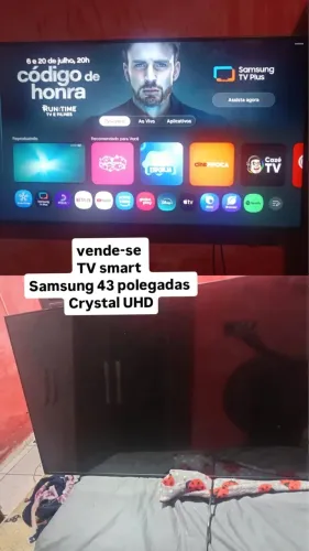 Smart TV Samsung 43 polegadas Crystal UHD