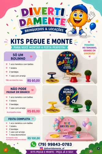 Kit festa na mesa