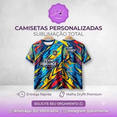 Camisetas Personalizadas Sublimação Total Estampa digital