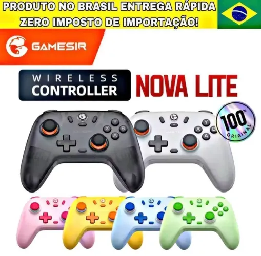 Controle Gamesir T4 Nova Lite Sem Fio Para Pc Switch Android