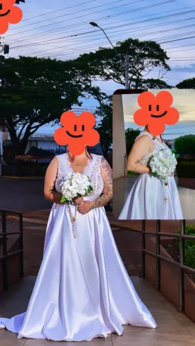 Vestido de noiva plus
