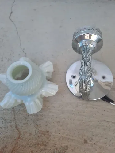 Lustre de parede prata 