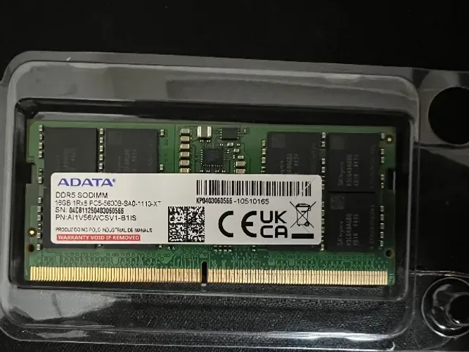 Memória Notebook DDR5 - 16G Adata 5600