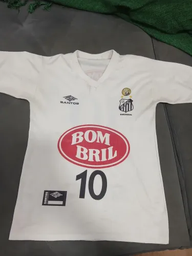 Camisa Santos bombril 2002 M (ler descrição)