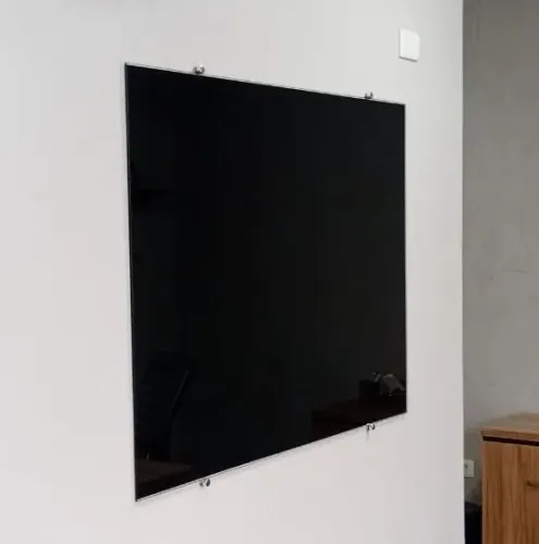 Painel de Vidro Decorativo Espelhado - 90cm x 110cm