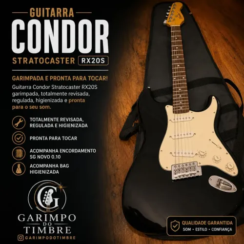 Guitarra Condor Strato RX20-S