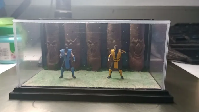Mini diorama mortal Kombat 