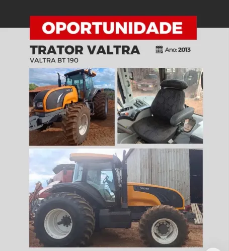 TRATOR VALTRA BT 190 pega carro e gado
