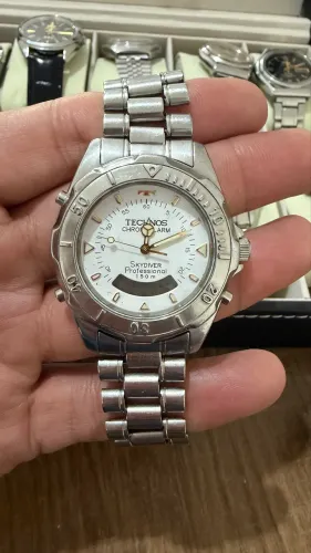 Relógio Technos Skydiver Professional T205.67 Vintage 150m