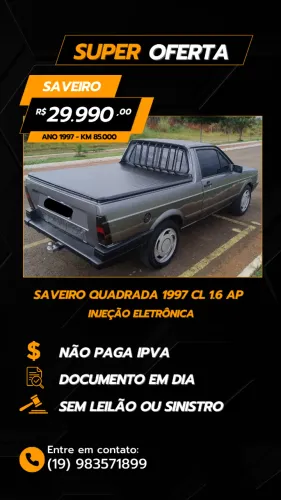 Volkswagen Saveiro CL 1.6 MI / CL/ C 1.6 1997