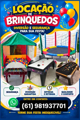 Aluguel de jogos e brinquedos