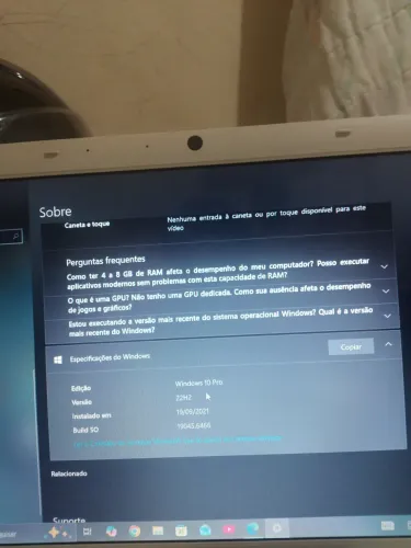 Notebook Sony windows 10 pro Core i3