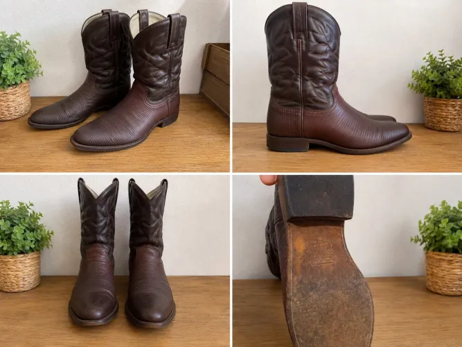 Bota Country Jacomo Couro Legítimo Marrom Nº 38