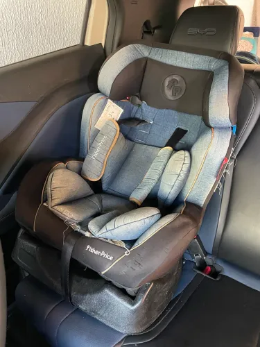 Cadeira de Auto Reclinável - Fisher Price Hug Azul 0 A 25 Kg R$ 400