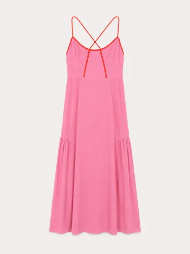 Vestido rosa animale