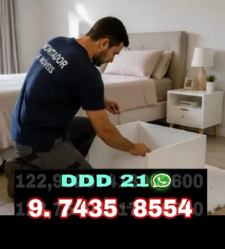 Montador de móveis especialista em montagem de guarda-roupas, armários, closet e cômodas