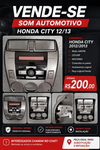 Som do Honda City Original 