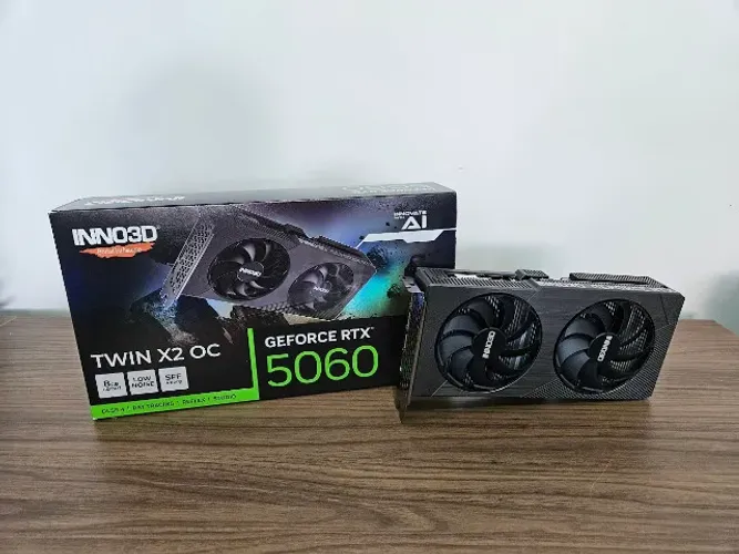 Placa de vídeo RTX 5060 Inno3D TWIN X2 8GB - Usada em Excelente Estado!