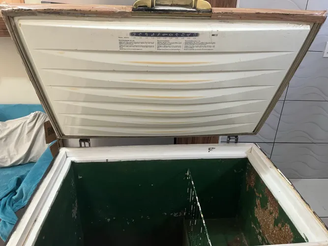 Freezer  com defeito 