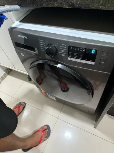 Lavadora de Roupas Samsung WW11T4040BXFAZ Inox - 11kg 110V