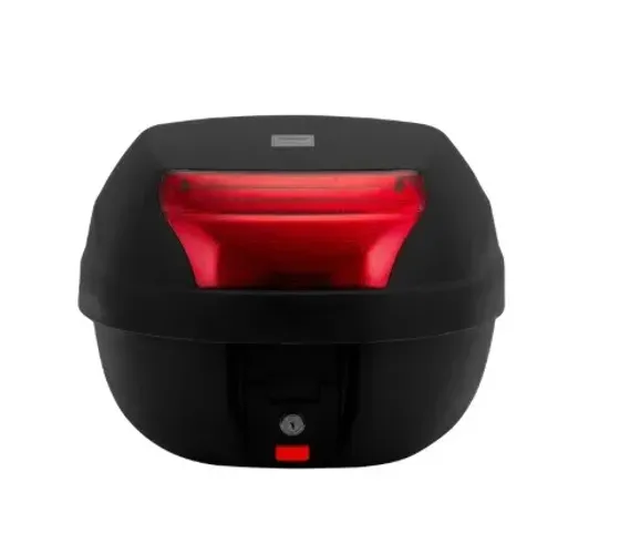 Baú Moto Pro Tork 28 Litros Fumê ou Vermelho Produto Novo na Caixa