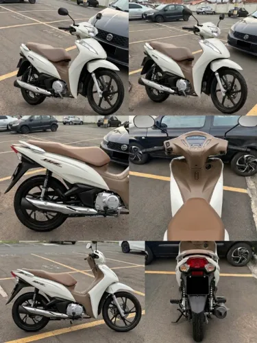 Honda Biz 125 2023/2024 Pérola - Única Dona - 11 mil km
