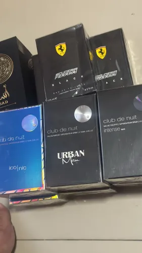 Perfumes Árabes - Fakhar Gold e Rose, Club de Nuit e Ferrari black 