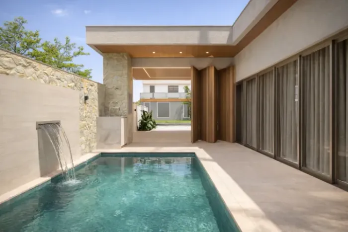 Casa com Piscina 160m² em Construção - Reserva do Mirante