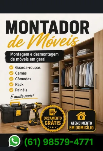 Montador de Móveis Profissional DF
