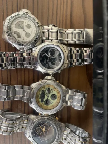 Relógio citizen vendo lote de 4 relógios