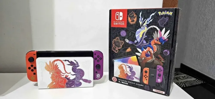 Nintendo Switch oled edição Pokémon des.bloqueado 512 GB