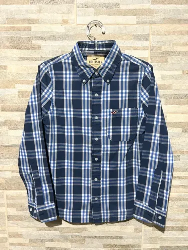 Camisa casual xadrez Hollister p
