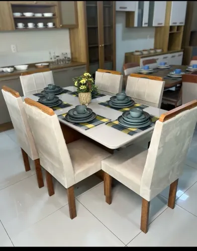 Mesa de jantar 6 lugares