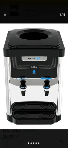 Bebedouro de Água New.Up! Baby Inox 20L Gelada Natural