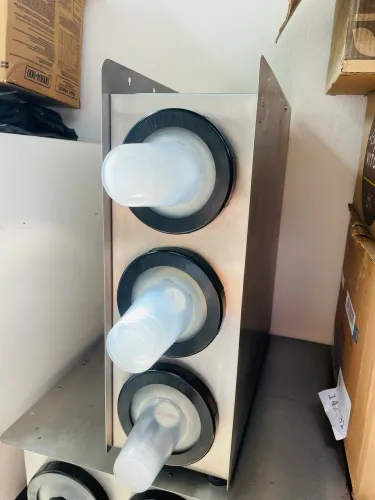 Porta copos em inox Ppienk